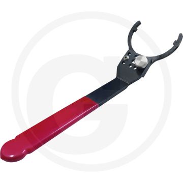 KS Tools Zentralkabelstecker-Nutmutternschlüssel - Voor Ford, Seat, Škoda en Volkswagen • 3-fach verstellbar • Demontage/Montage A-Säule • Robuust • 272x75x40mm