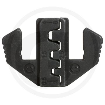KS Tools Crimp Einsätze für Flachstecke, 115.1417 - Breedte: 50mm