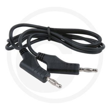 KS Tools Kabel,1m,zwart (mit Doppel Stecker und zusätzlicher Buchse)