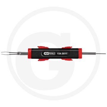 KS Tools Kabel-Entriegelungswerkzeug - voor AMP Tyco en universeel gebruik (L168xB37xH20mm)