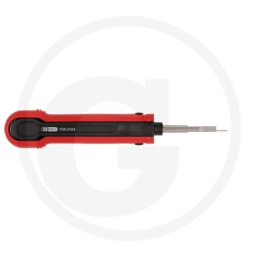 KS Tools Entriegelungswerkzeug für Flachstecker 1,2 mm (KOSTAL MLK) - Entriegelung von Kontakten, 1,2 mm - 20x10x160mm