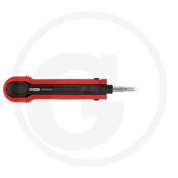 KS Tools Entriegelungswerkzeug für Flachsteckhülsen 2,8 mm (KOSTAL SLK) - Entriegelung von Kontakten, 2,8 mm, 160x20x10 mm