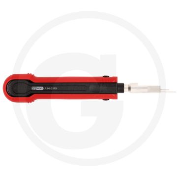 KS Tools Entriegelungswerkzeug für Flachstecker 1,2 mm (KOS) - Entriegelung von Kontakten, für KOSTAL MLK, 1,2 mm - 160x30x10mm