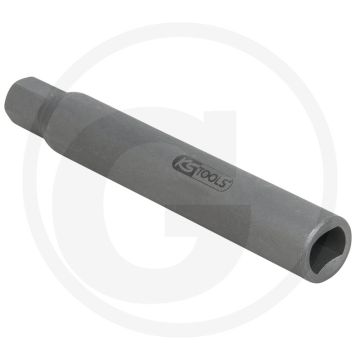 KS Tools 10 mm speciale schokdemperbits, 6,3 mm Nissan - Ideaal voor professionele reparaties - 15x15x95 mm