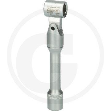 KS Tools Spezial Gegenhalter-Schlüssel für Federbeinverschr. - 6/8-kant Muttern - 140x60x40mm