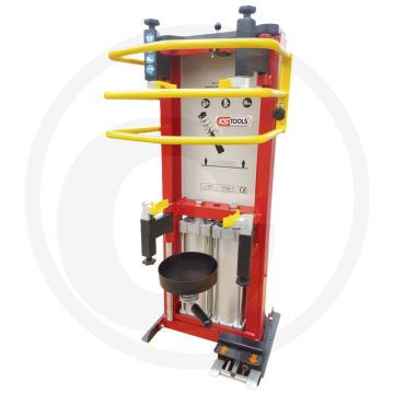 KS Tools Federspanner Doppel-Zylinder mit Adapter - 2400 kg Druckkraft, 10 bar