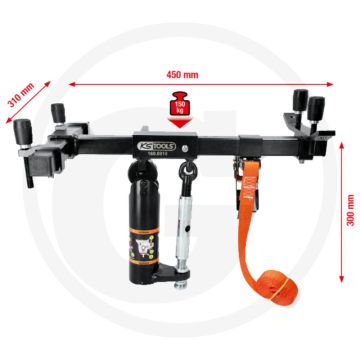 KS Tools Universal-Getriebehalter-Satz - max. Traglast 150 kg