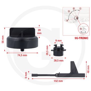 KS Tools Ölservice-Satz für Mercedes (3-tlg.)