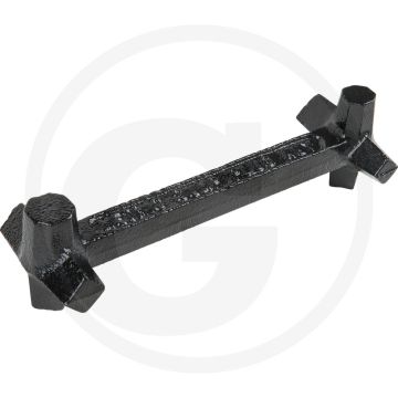 KS Tools 8 in 1 Öldienst-Schlüssel - Profielsleutel voor olieafvoer- en vulschroeven - 120x45x280mm