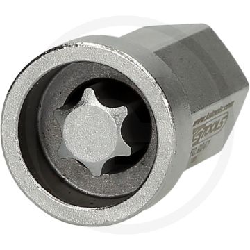 KS Tools Öldienst-Bit-Stecknuss für TX-Stern-Schrauben für Mini R52-R61 Automatikgetriebe - 6-kant Antrieb, flache Ausführung