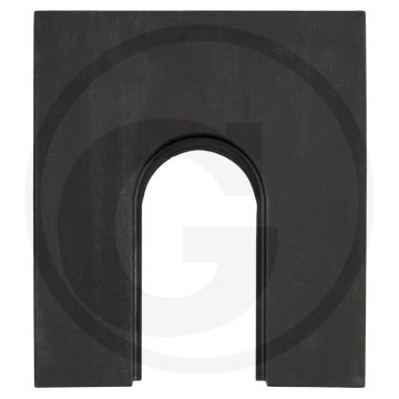 KS Tools Prismenplatte Ø 72,0 mm - Universele Platte voor Lagerpers - 212,1 x 157,57 x 230,3 mm