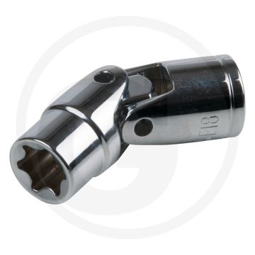 KS Tools 1/2" Getriebegehäuse-Gelenknuss, E18 - Kardangelenk, Chrom Vanadium