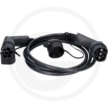 KS Tools efuturo Ladekabel, Typ 2 auf Typ 2 (gerade, 3 m, 1 Phase, bis zu 7,4 kW, 32 A, 230 V, Mode 3)
