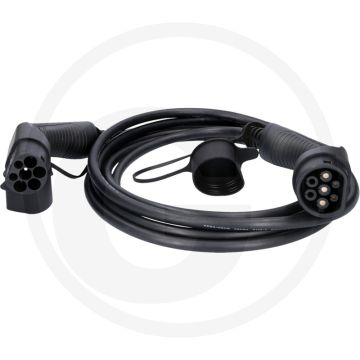 KS Tools efuturo Ladekabel, Typ 2 auf Typ 2 (gerade, 5 m, 1 Phase, bis zu 7,4 kW, 32 A, 230 V, Mode 3)