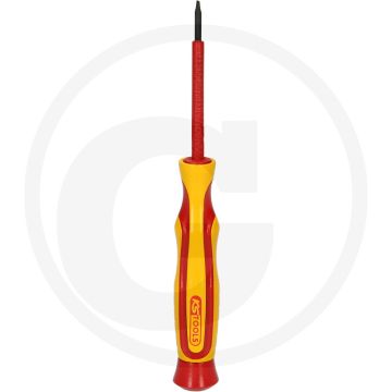KS Tools Präzisions-Schraubendreher mit Schutzisolierung - Schlitz, isoliert nach IEC 60900, 1000Volt GS.