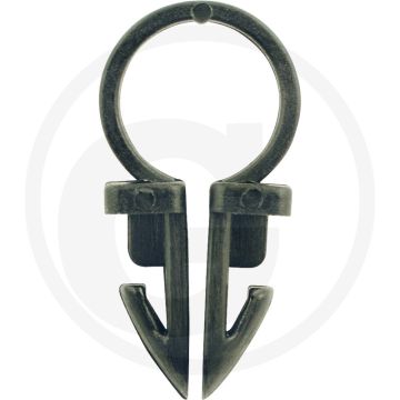 KS Tools Leitungsclip-Draht ø 9,5mm,10er Pack - Universal - 65x25x165mm