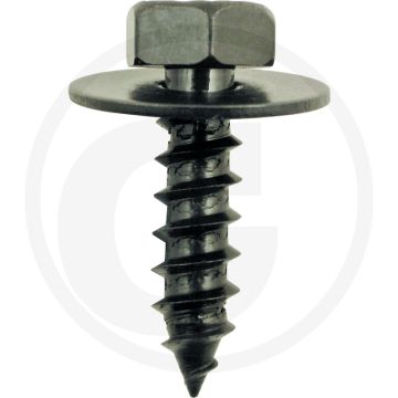 KS Tools Metall-Schraube/Scheibe, schwarz universal, 50er Pack - Breedte: 138mm