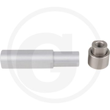 KS Tools Stanzen-Satz mit Dorn, 3-tlg., Ø 18,4 mm (VW) - Ideaal voor het nauwkeurig plaatsen van parksensoren.