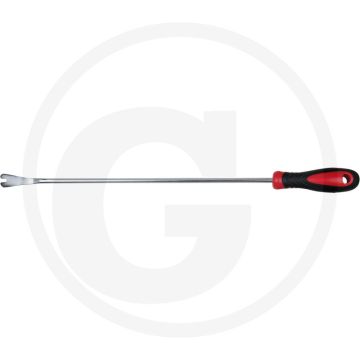 KS Tools Clip Loeser lang, L: 510mm , 140.2376 - Voor Metalen en Kunststofclips - 15° abgewinkeld