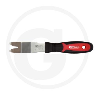 KS Tools Clipverwijderaar Y-vorm, dubbel breed gehoekt, 230 mm (abgewinkelt)