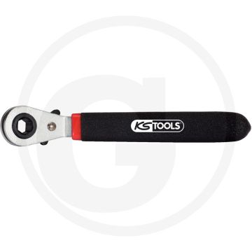 KS Tools 5/16" Bitratel, 140 mm - Gebogen, Chroom-vanadiumstaal