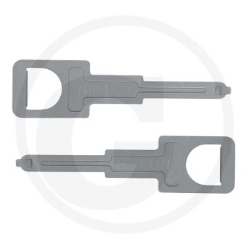 KS Tools Radio Entriegelungswerkzeug Cl, 500.1385 - Voor Clarion - 2 Stück - 136x51x12mm