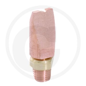 KS Tools Aanlaselektrode voor gegolfd lasdraad - Breedte: 10mm, Hoogte: 12mm, Lengte: 35mm