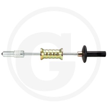 KS Tools Glijhamer 1,5 kg voor carrosseriebouw • met 1,5 kg Gleitgewicht • Speciaal-Werkzeugstahl • 80x80x450 mm