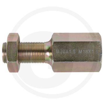 KS Tools Adapter, AG UN 1.1/2"xIG M16x1,5 - Breedte: 120mm, Hoogte: 50mm, Lengte: 190mm