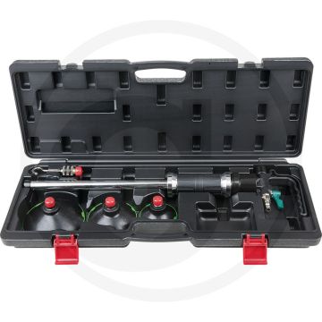 KS Tools Druckluft-Ausbeulhammer-Satz, 5-tlg. - ideaal voor het verwijderen van deuken - 235x95x610 mm
