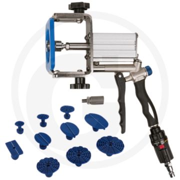 KS Tools Professionele pneumatische deukentrekkerset (12-delig Trillingsversnelling:< 0,50 m/s² Meetonzekerheid trillingsversnelling: 0,54 m/s²)