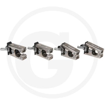 KS Tools Mini-Karosserieklemmen-Satz, 4-tlg. - Spannweite 0-7 mm