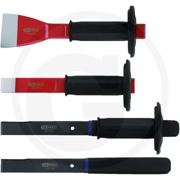 KS Tools Karosserie-Schlitzmeißel-Satz, 4-tlg. - Flach-ovale Form, 160x105x330mm