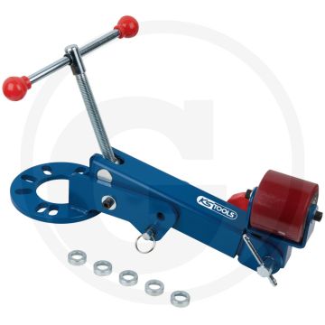 KS Tools Universal Kotflügel-Bördelgerät - Voor 4- en 5-Loch Radnaben - 180° schwenkbare Bördelrolle