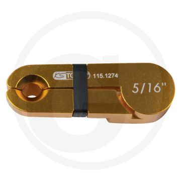 KS Tools Schaar-ontgrendelaar, alu. goud, 5/16" - Voor CLIC-Federnverschluss-Leitungskupplungen - Geschikt voor diverse voertuigen