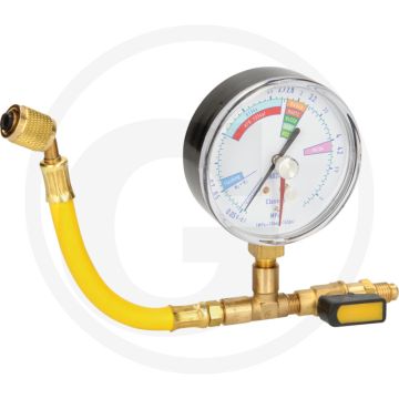 KS Tools Manometer mit Abschaltventil - Breedte: 140mm