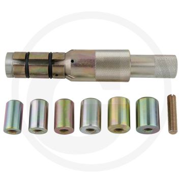 KS Tools Renault Kupplungs-Zentrier-Werkzeug-Satz Ø 23,0 - 35,0 mm mit Zentrierhülsen, 9-tlg. - Robuste Ausführung.
