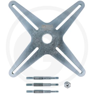 KS Tools Ergänzungs-Satz SAC Kupplungswerkzeug (4-Loch Teilung), 5-tlg. - Voor Mercedes (169) vanaf 2004.