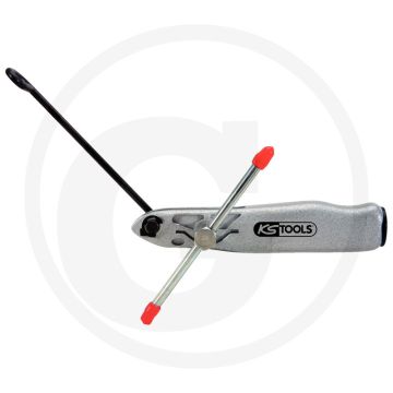 KS Tools Spanner en knipper v.bandstaal-klemmen,1 - Voor eindeloze asmanchetbanden • 220x60x40mm