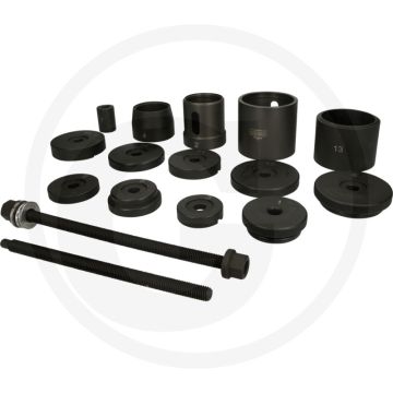 KS Tools Achskörperlagerwerkzeug-Satz für BMW Hinterachse, 6540g, Spezial-Werkzeugstahl, 19-teilig