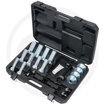 KS Tools Stufen-Druckhülsen-Satz, 22-tlg. | Voor Lagermontage | Max. Drehmomente: M10x1,5 60 Nm, M12x1,5 100 Nm
