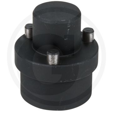 KS Tools Adapter mit Lock Funktion Ø 35,0 mm - Spezial-Werkzeugstahl - 160g