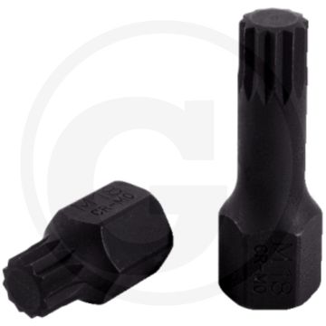 KS Tools 1/2"Speciale kracht bitdopsleutel XZN, M18, lange uitvoering