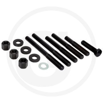 KS Tools Bolzen, Muttern und U-Scheiben-Satz, 13-dlg, 95x55x205mm, 2000g
