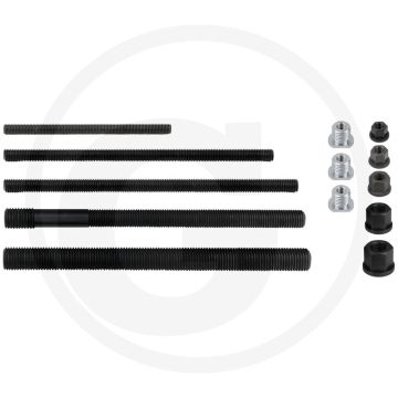 KS Tools Zugstangen-, Kragenmutter-, Adapter-Satz - Robuuste Spindeln, universeel inzetbaar