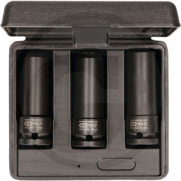 KS Tools 1/2" Spezial-Kraft-Stecknuss-Satz für geschraubte + Kurzkopf-Schrauben. Robust & phosphatiert.