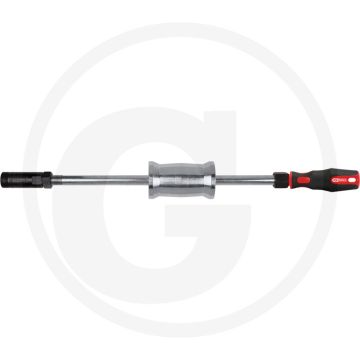 KS Tools M27x1,0 Injektoren-Auszieher-Satz mit 1,5 kg Schlaggewicht, 2-tlg. - Ideal für Siemens Injektoren M27x1,0