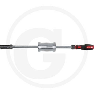 KS Tools M12 Injektoren-Auszieher-Satz mit 1,5 kg Schlaggewicht, 2-tlg. - Für ältere Hochdruck-Injektoren - Robuste Ausführung