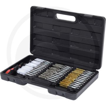 KS Tools MASTER reinigingsborstelset, 38-delig, 1/4” aandrijving, voor reinigen en ontbramen van gewinden, cilinders, buizen.