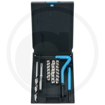 KS Tools Nirostaal schroefdraad reparatieset M8x1,00x11mm,24-dlg. Reparatie van beschadigde of versleten gewinde.